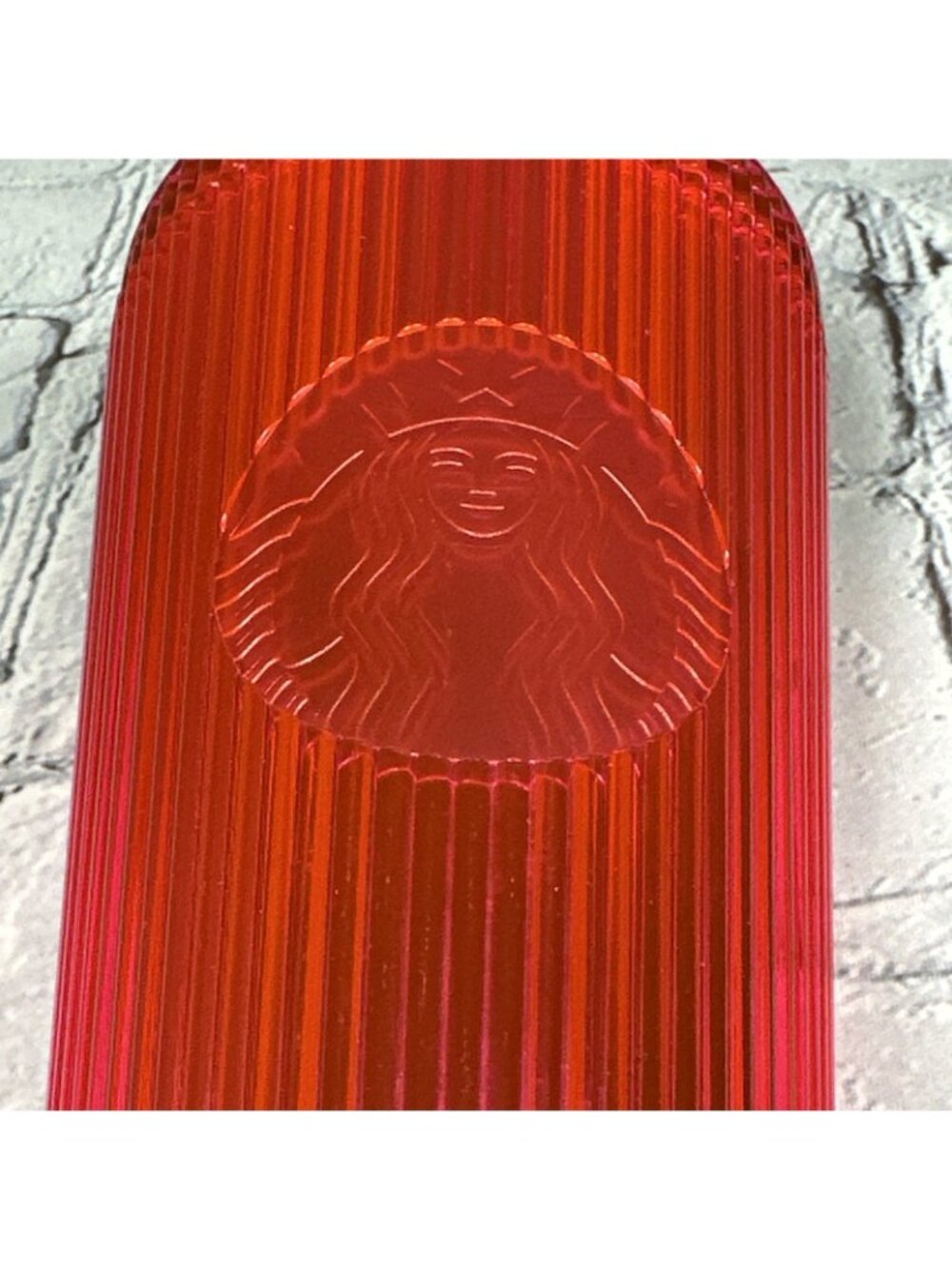 Starbucks Neon Pink Pleated Cold Cup Tumbler 16oz - Picture 6 of 9